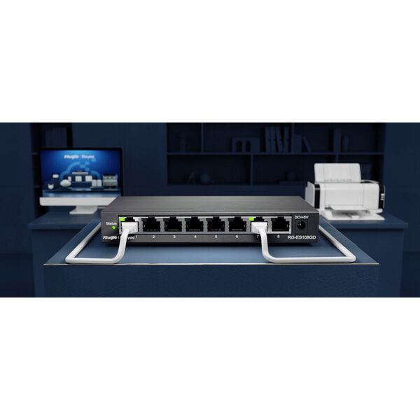 Switch Reyee Switch RG-ES108GD 8-PORTOWY REYEE
