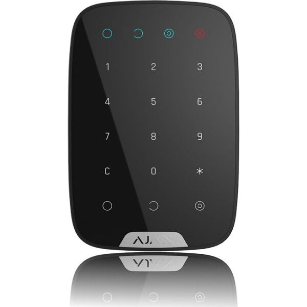 Ajax KeyPad black, bezprzewodowa klawiatura dotykowa (8722)
