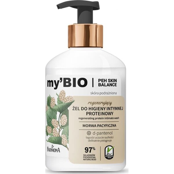 Farmona FARMONA my`Bio Regenerujący żel do higieny intymnej proteinowy 250 ml