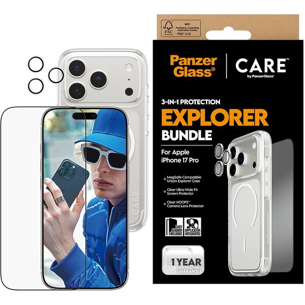 PanzerGlass CARE by PanzerGlass 3-in-1 Explorer Set iP 17 Pro