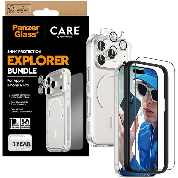 PanzerGlass CARE by PanzerGlass 3-in-1 Explorer Set iP 17 Pro