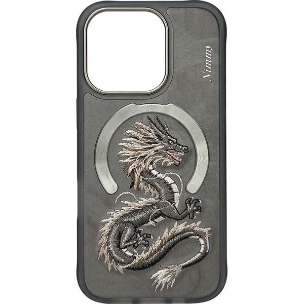 Etui Nimmy Dragon do iPhone 16 Pro szary standard