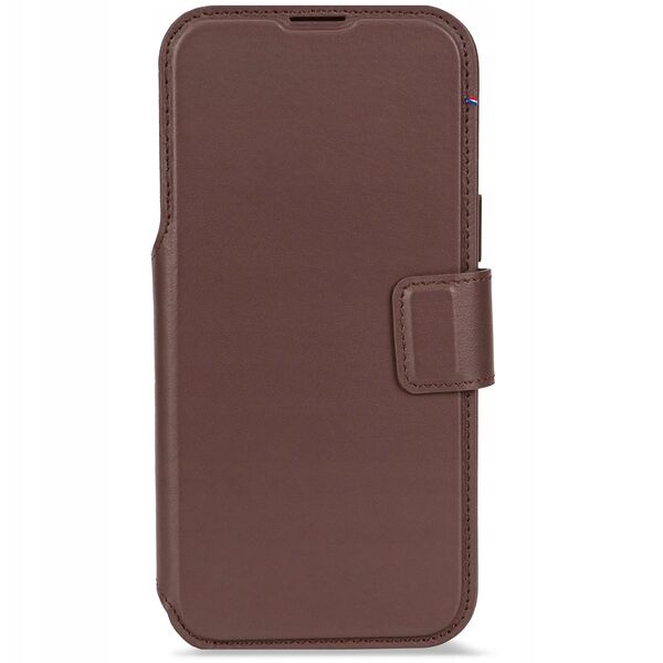 Decoded Leather Detachable Wallet - skórzana obudowa ochronna do iPhone 17 Pro kompatybilna z MagSafe (chocolat brown)