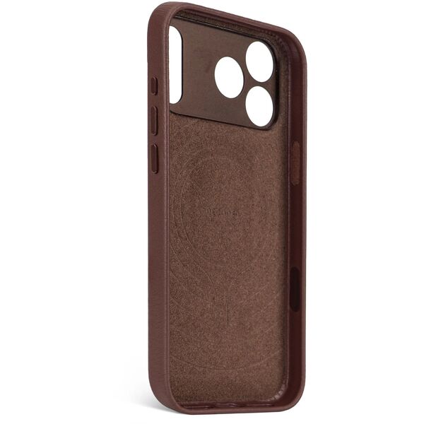 Decoded Leather Backcover - skórzana obudowa ochronna do iPhone 17 Pro Max kompatybilna z MagSafe (chocolat brown)