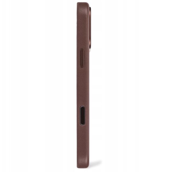 Decoded Leather Backcover - skórzana obudowa ochronna do iPhone 17 Pro Max kompatybilna z MagSafe (chocolat brown)