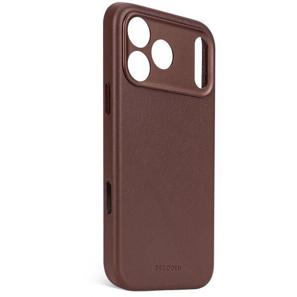 Decoded Leather Backcover - skórzana obudowa ochronna do iPhone 17 Pro Max kompatybilna z MagSafe (chocolat brown)
