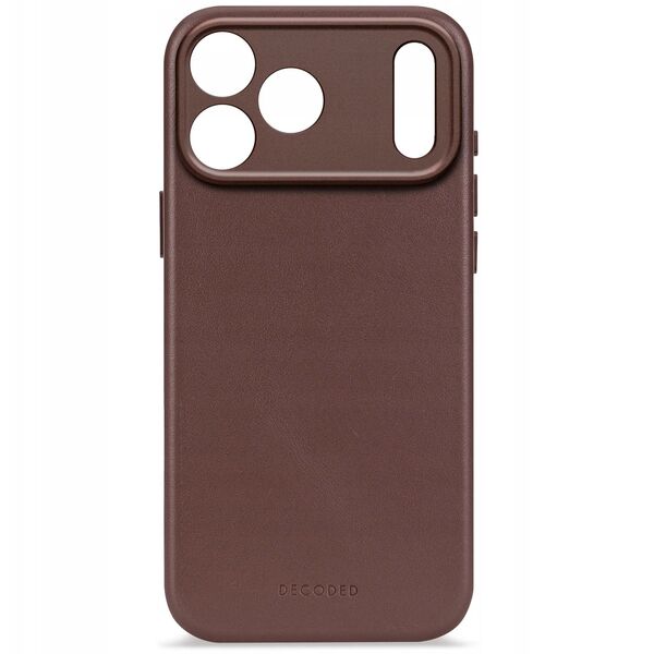 Decoded Leather Backcover - skórzana obudowa ochronna do iPhone 17 Pro Max kompatybilna z MagSafe (chocolat brown)
