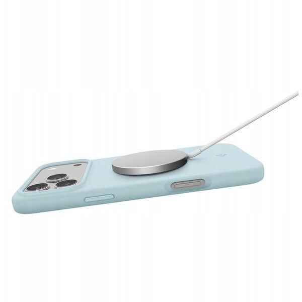 Etui Spigen Silicone Fit Mag MagSafe do Apple iPhone 17 Pro Max Mute Blue