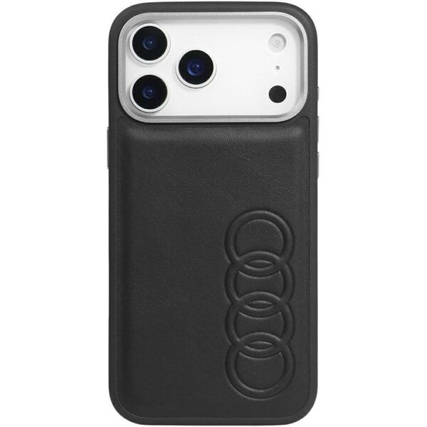 Case Audi TT Synthetic Leather MagSafe for iPhone 17 Pro black