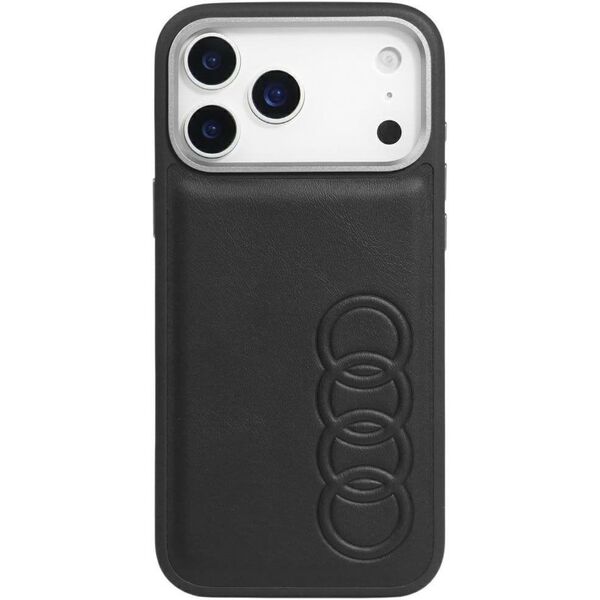 Case Audi TT Synthetic Leather MagSafe for iPhone 17 Pro Max black