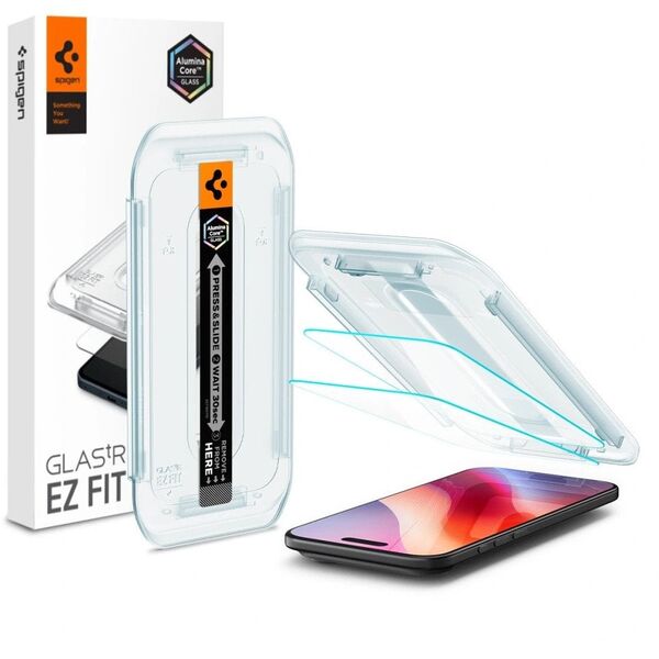 Szkło hartowane Spigen Glas.tr ez Fit do Apple iPhone 17 Air Clear [2 PACK]