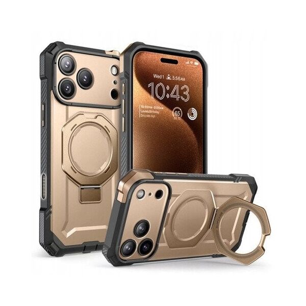 Etui Supcase Unicorn Beetle Grip Mag MagSafe do Apple iPhone 17 Pro Max Desert Gold