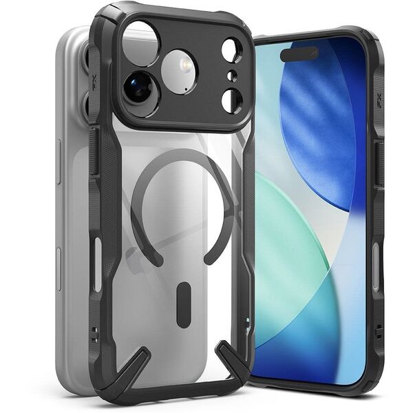 Etui Ringke Fusion-X Magnetic MagSafe do Apple iPhone 17 Pro Max Black