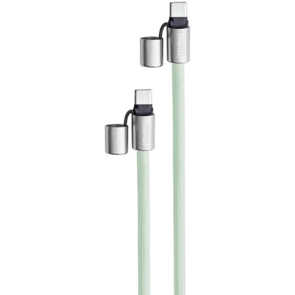 CABLE USB-C TO USB-C 1.65M/LANYARD GREEN 7991007 INTENSO