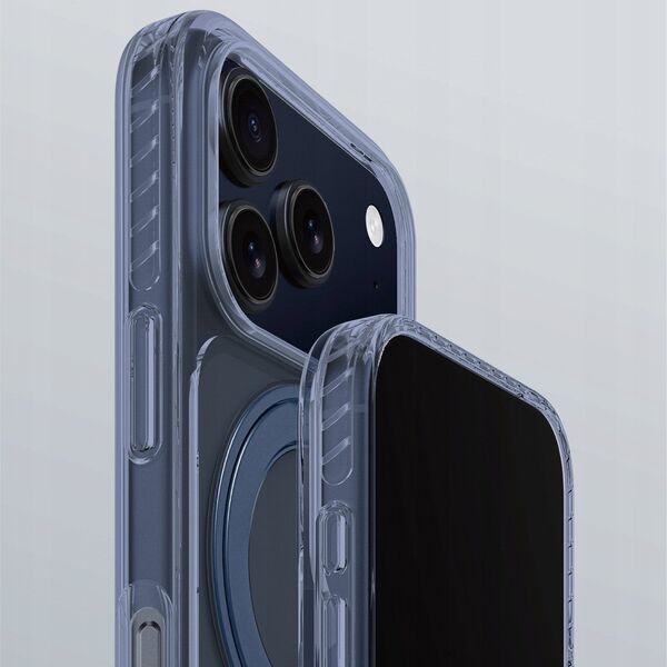 Etui AMAZINGTHING Titan Pro MagSpin na iPhone 17 Pro kompatybilne z MagSafe - niebieskie