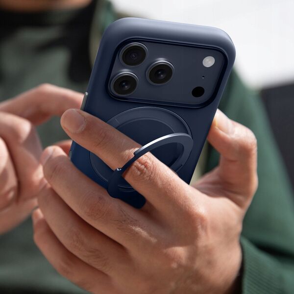 Etui AMAZINGTHING Cloudie na iPhone 17 Pro Max z podstawką - niebieskie