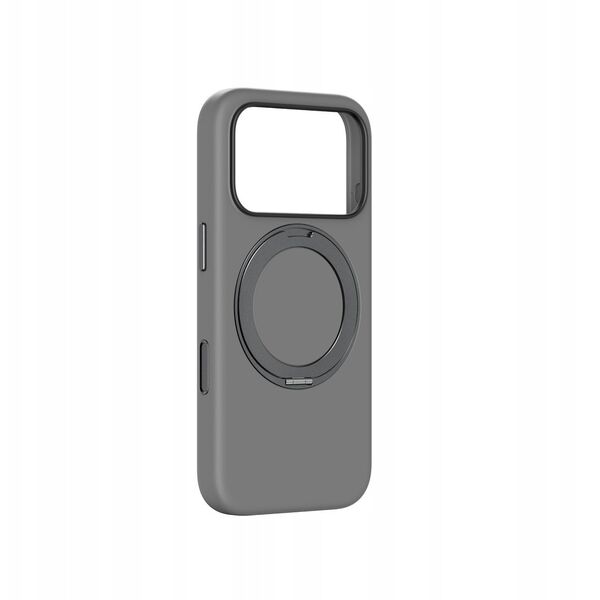 Etui AMAZINGTHING Cloudie na iPhone 17 Pro z podstawką - szare