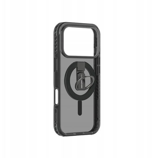 Etui AMAZINGTHING Titan Pro Grip Ring Set na iPhone 17 Pro kompatybilne z MagSafe - czarne