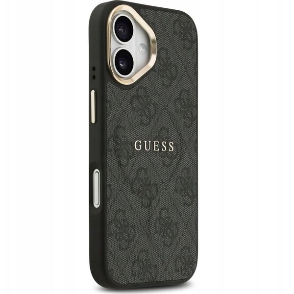 Etui Guess 4G PU Classic Logo MagSafe na iPhone 17 - czarne
