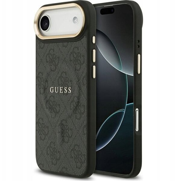 Etui Guess 4G PU Classic Logo MagSafe na iPhone 17 Air - czarne
