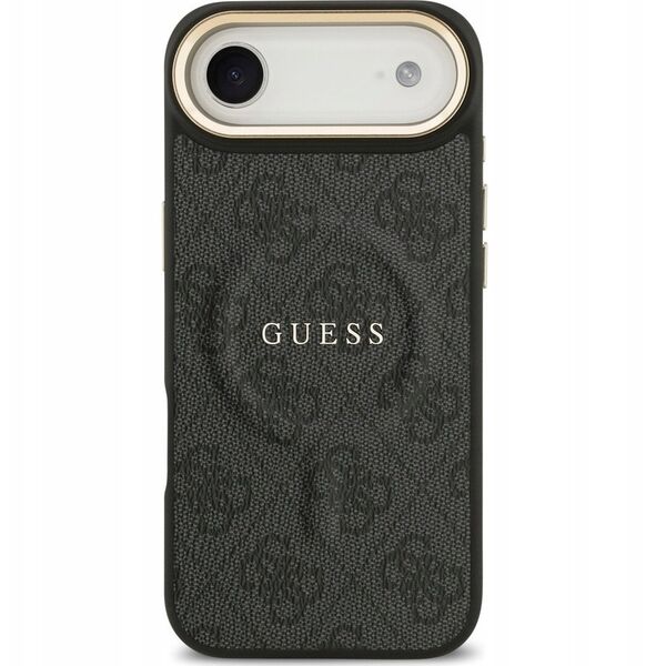 Etui Guess 4G PU Classic Logo MagSafe na iPhone 17 Air - czarne