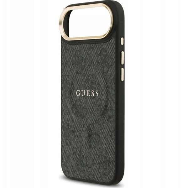 Etui Guess 4G PU Classic Logo MagSafe na iPhone 17 Air - czarne