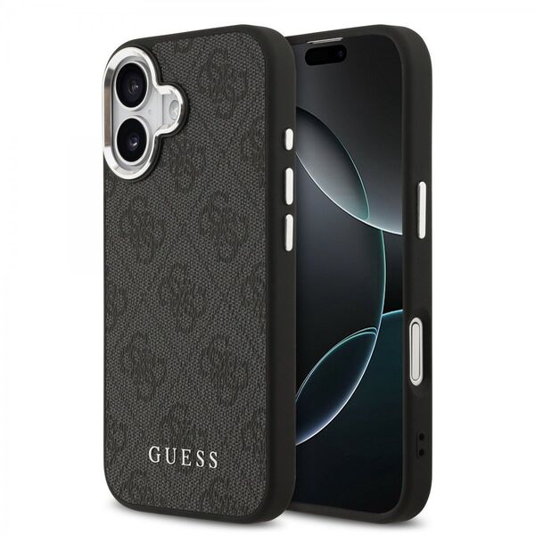 Etui Guess 4G Classic Logo MagSafe na iPhone 17 - czarne