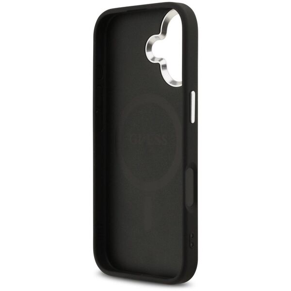Etui Guess 4G Classic Logo MagSafe na iPhone 17 - czarne