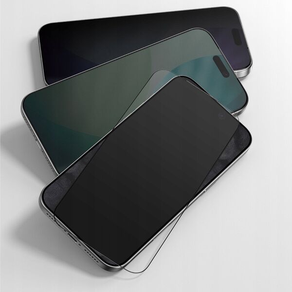 Szkło hartowane AMAZINGTHING Titan FusionFilter 7 matowe prywatyzujące na iPhone 17 Pro Max