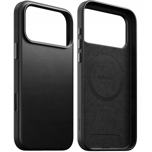 NOMAD Traditional Leather Case - skórzane etui do iPhone 17 Pro kompatybilne z MagSafe (black)