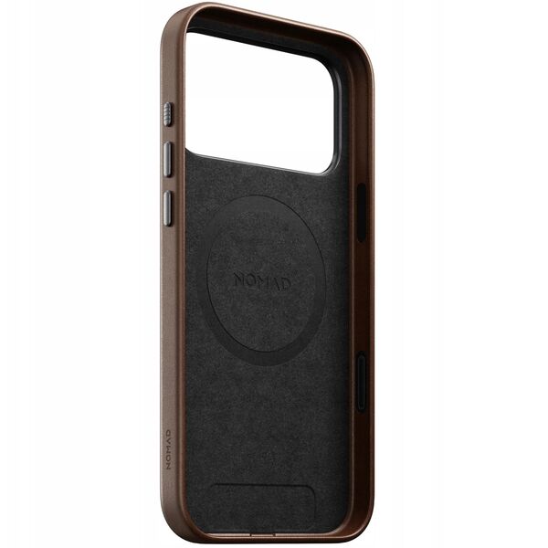 NOMAD Traditional Leather Case - skórzane etui do iPhone 17 Pro Max kompatybilne z MagSafe (brown)