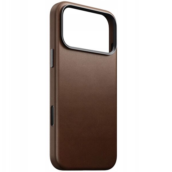 NOMAD Traditional Leather Case - skórzane etui do iPhone 17 Pro kompatybilne z MagSafe (brown)