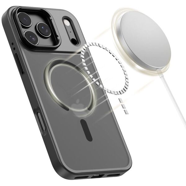 Etui Tech-Protect Magstand MagSafe do Apple iPhone 17 Pro Max Matte Black
