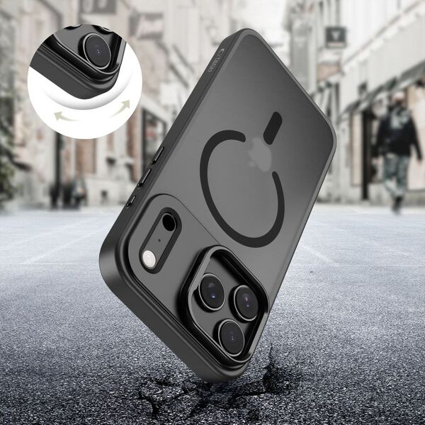Etui Tech-Protect Magstand MagSafe do Apple iPhone 17 Pro Max Matte Black
