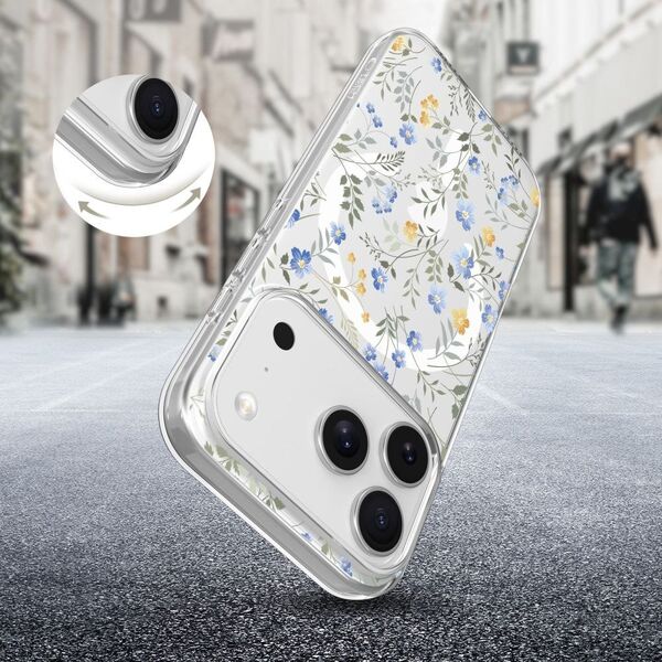 Etui Tech-Protect FlexAir MagSafe do Apple iPhone 17 Pro Spring Flowers