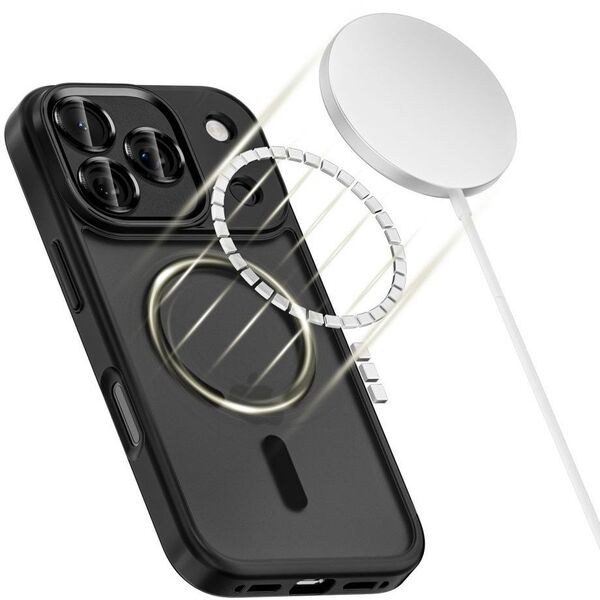 Etui Tech-Protect MagCam MagSafe do Apple iPhone 17 Pro Matte Black