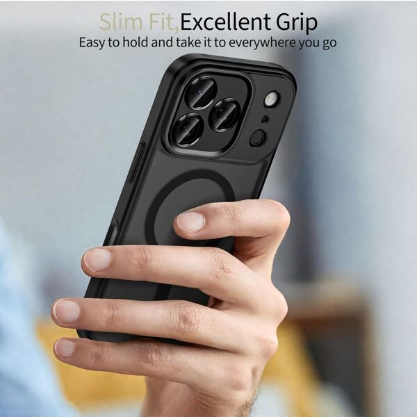 Etui Tech-Protect MagCam MagSafe do Apple iPhone 17 Pro Matte Black