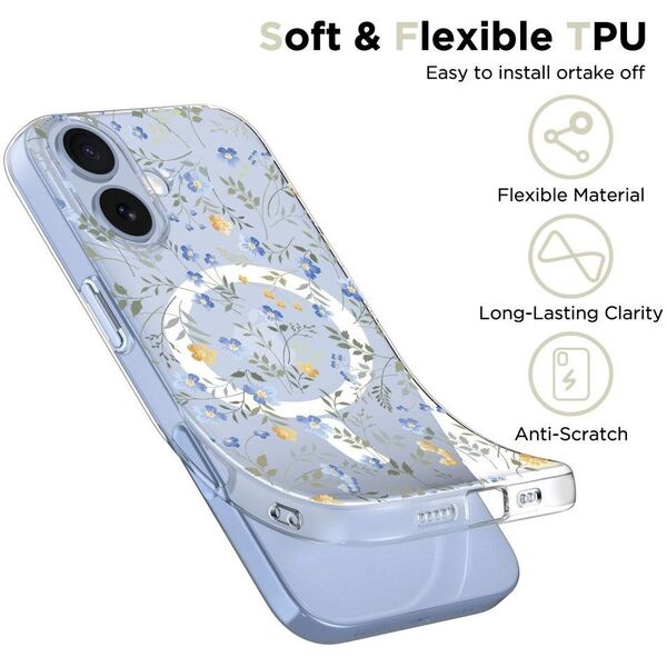 Etui Tech-Protect FlexAir MagSafe do Apple iPhone 17 Spring Flowers