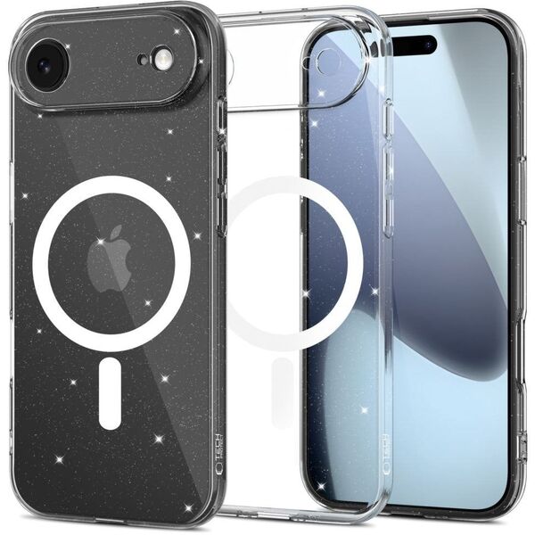 Etui Tech-Protect FlexAir MagSafe do Apple iPhone 17 Air Glitter