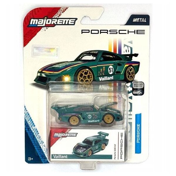MAJORETTE AUTO MET PORSCHE DELUXE 8CM MIX6 B/C24