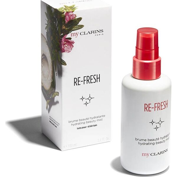 Clarins Hydrating Beauty Mist nawilżająca mgiełka do twarzy 100 ml