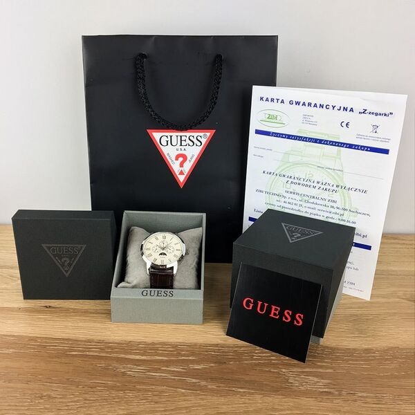 Zegarek Guess Zegarek damski Guess GW0033L8 złoty