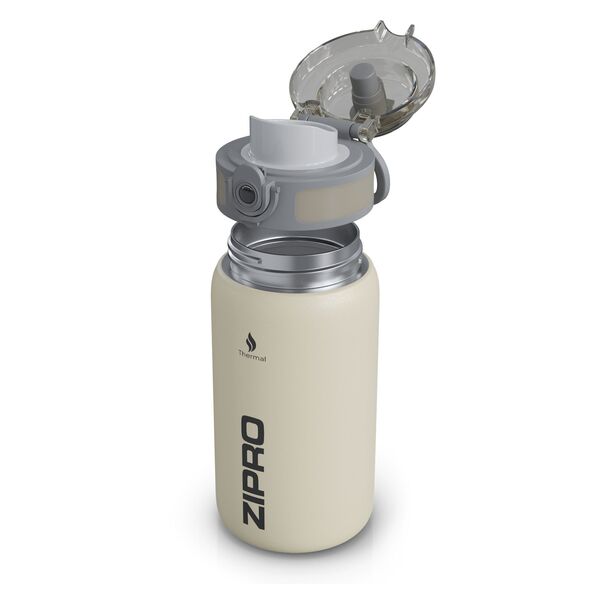 Zipro Butelka termiczna 500 ml Stainless Steel Beżowa