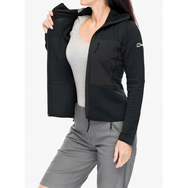 Bluza rozpinana damska Berghaus MTN Guide MW Hoody - black/black