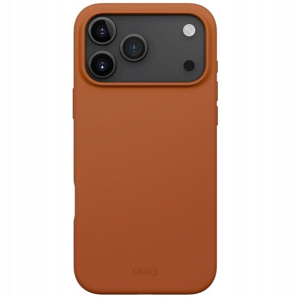 UNIQ Lino Case for iPhone 17 Pro Max Magclick Charging Orange
