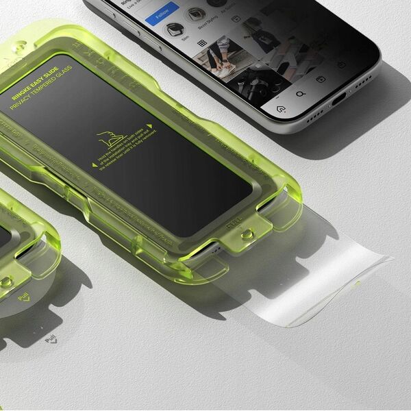 Szkło prywatyzujące Ringke Easy Slide do Apple iPhone 17 Pro Privacy [2 PACK]