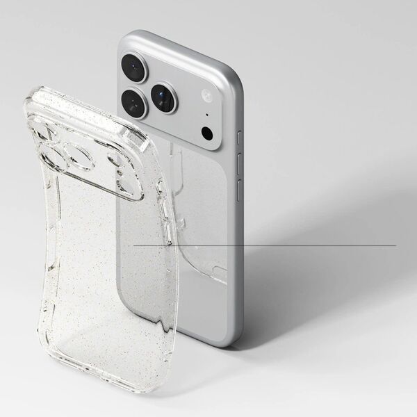 Etui Ringke Air do Apple iPhone 17 Pro Max Glitter Clear