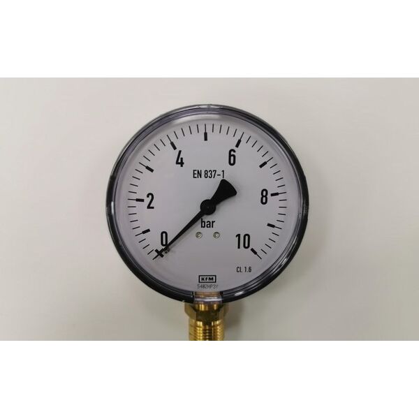 Μανόμετρο WIKA KFM, 100 R, G1/23", 991018, πίεση 0-10 bar