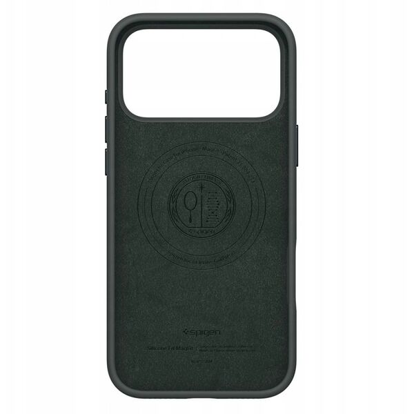 SPIGEN SILICONE FIT MAG MAGSAFE IPHONE 17 PRO MAX ABYSS GREEN