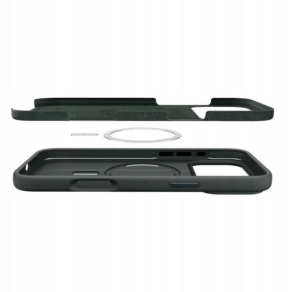 SPIGEN SILICONE FIT MAG MAGSAFE IPHONE 17 PRO MAX ABYSS GREEN